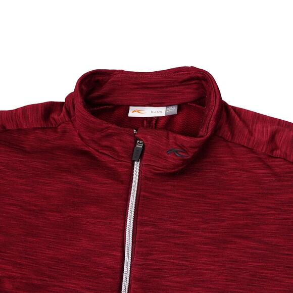 Kjus Sweater Womens 42 XL Red Heathered Full Zip Long Sleeve Outdoor - Picture 4 of 11